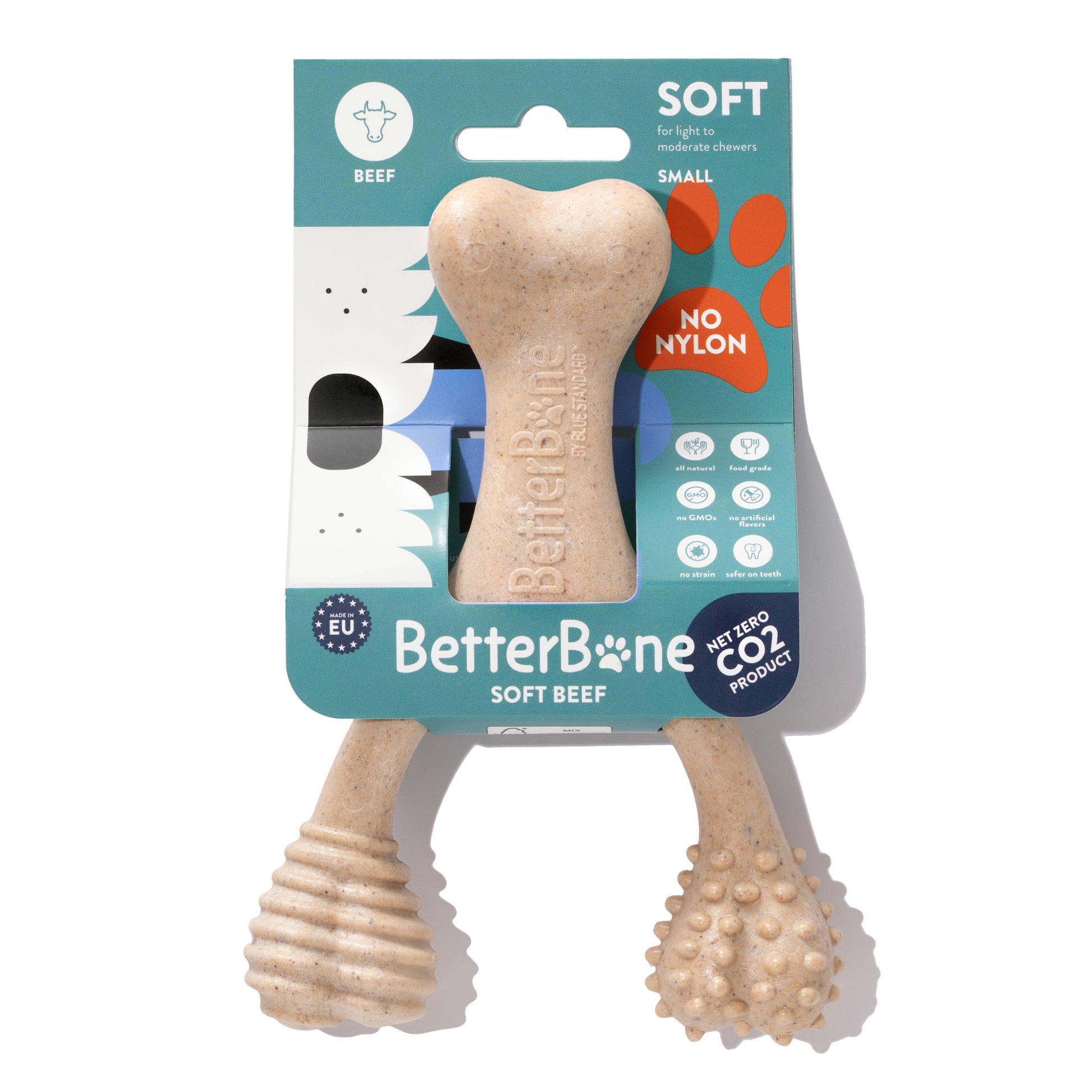 BetterBone LIGHT Chew Toy Small Beef Dog Toys BetterBone All Natural Eco-Friendly Dog Chews & Bones