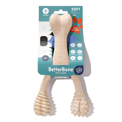 BetterBone LIGHT Chew Toy Large Veggie Dog Toys BetterBone All Natural Eco-Friendly Dog Chews & Bones