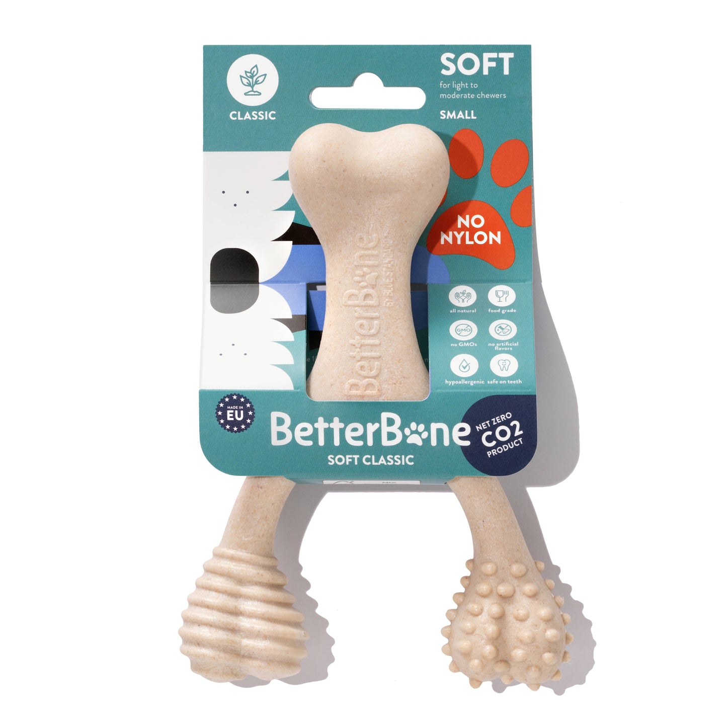 BetterBone LIGHT Chew Toy Small Veggie Dog Toys BetterBone All Natural Eco-Friendly Dog Chews & Bones
