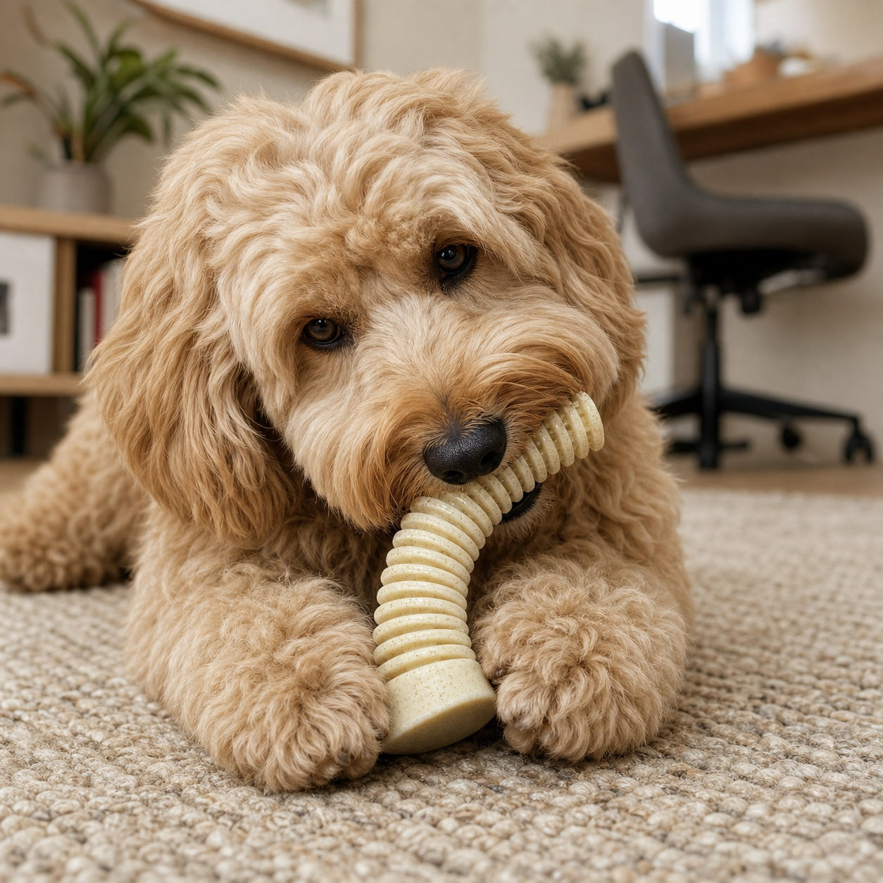 Flufflehorn Dental Antler - Indestructible Nylon Dog Chew Toy XL | USA Made Nylon Dog Toys SodaPup/True Dogs, LLC