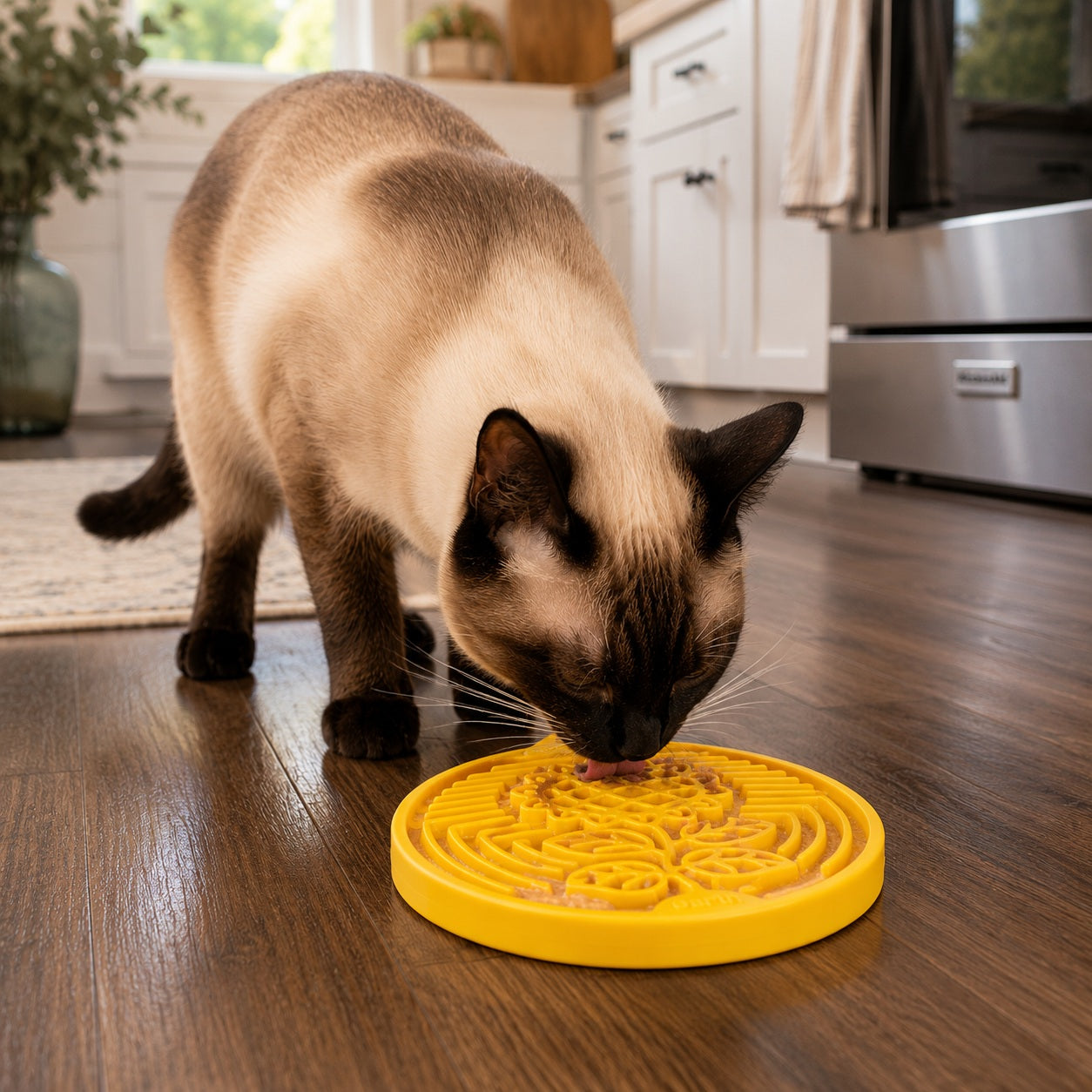 Earth eCoin Nylon Lick Mat for Dogs | USA Made Enrichment Toy | SodaPup ECOIN SodaPup/True Dogs, LLC