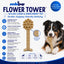 Flower Tower Nylon Chew Toy for Aggressive Chewers - USA Made Enrichment Toy Nylon Dog Toys SodaPup/True Dogs, LLC