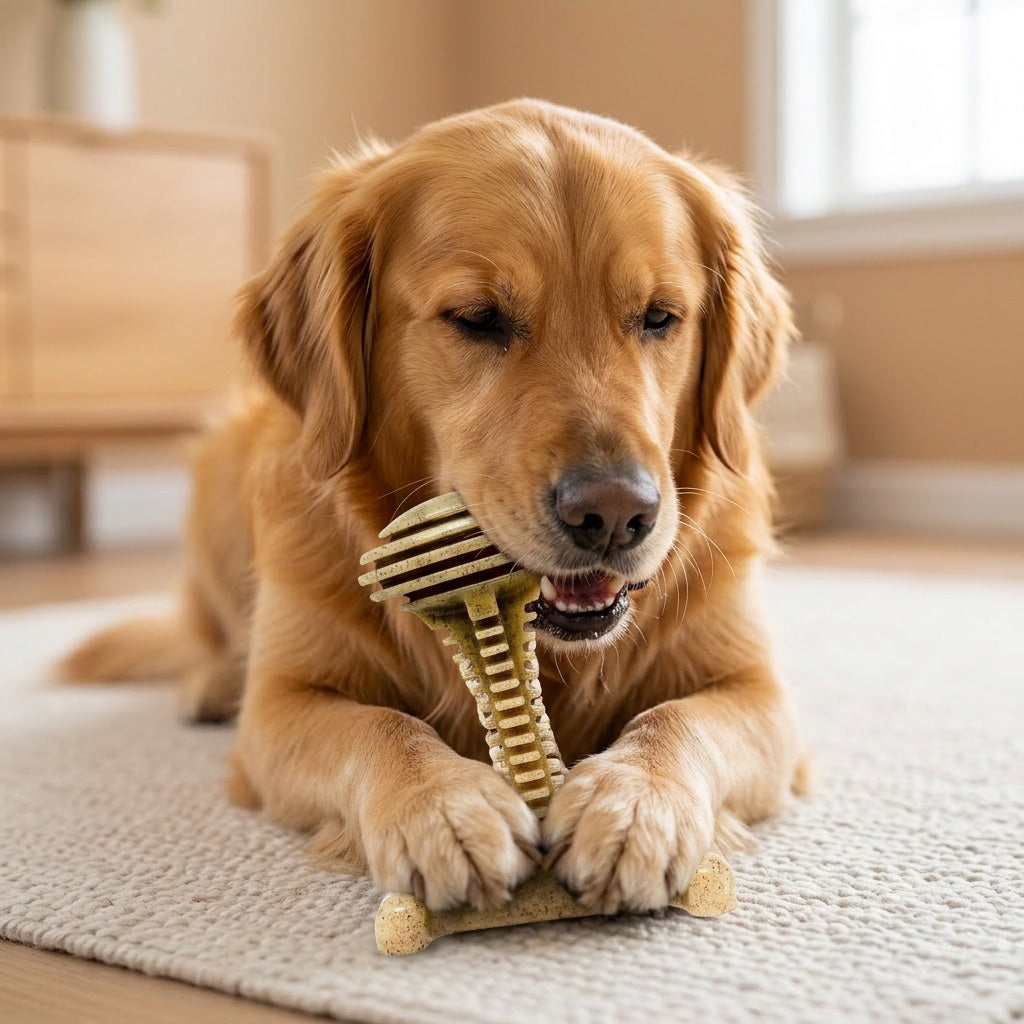 Honey Bone Dental Tower - Indestructible Nylon Dog Chew Toy XL | USA Made Nylon Dog Toys SodaPup/True Dogs, LLC