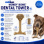 Honey Bone Dental Tower - Indestructible Nylon Dog Chew Toy XL | USA Made Nylon Dog Toys SodaPup/True Dogs, LLC