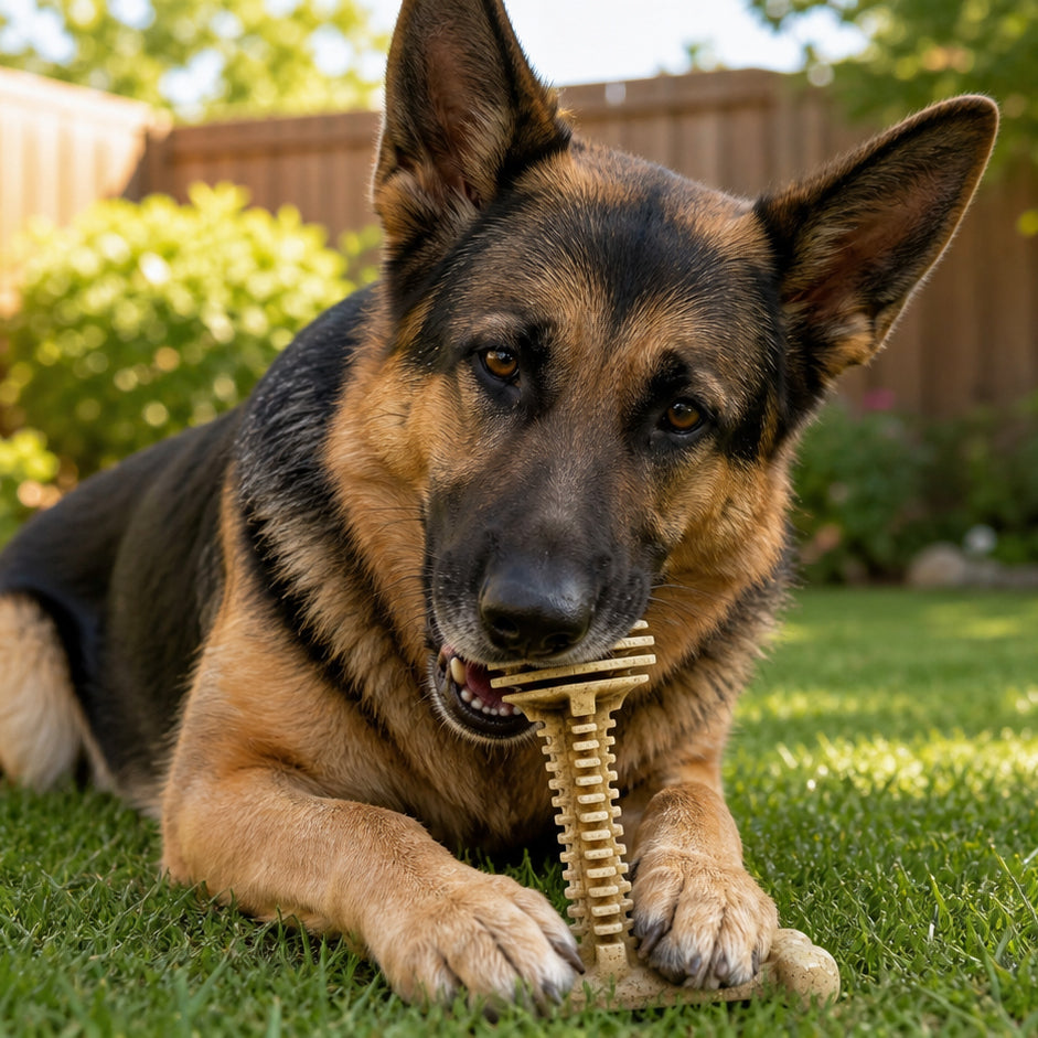 Honey Bone Dental Tower - Indestructible Nylon Dog Chew Toy XL | USA Made Nylon Dog Toys SodaPup/True Dogs, LLC