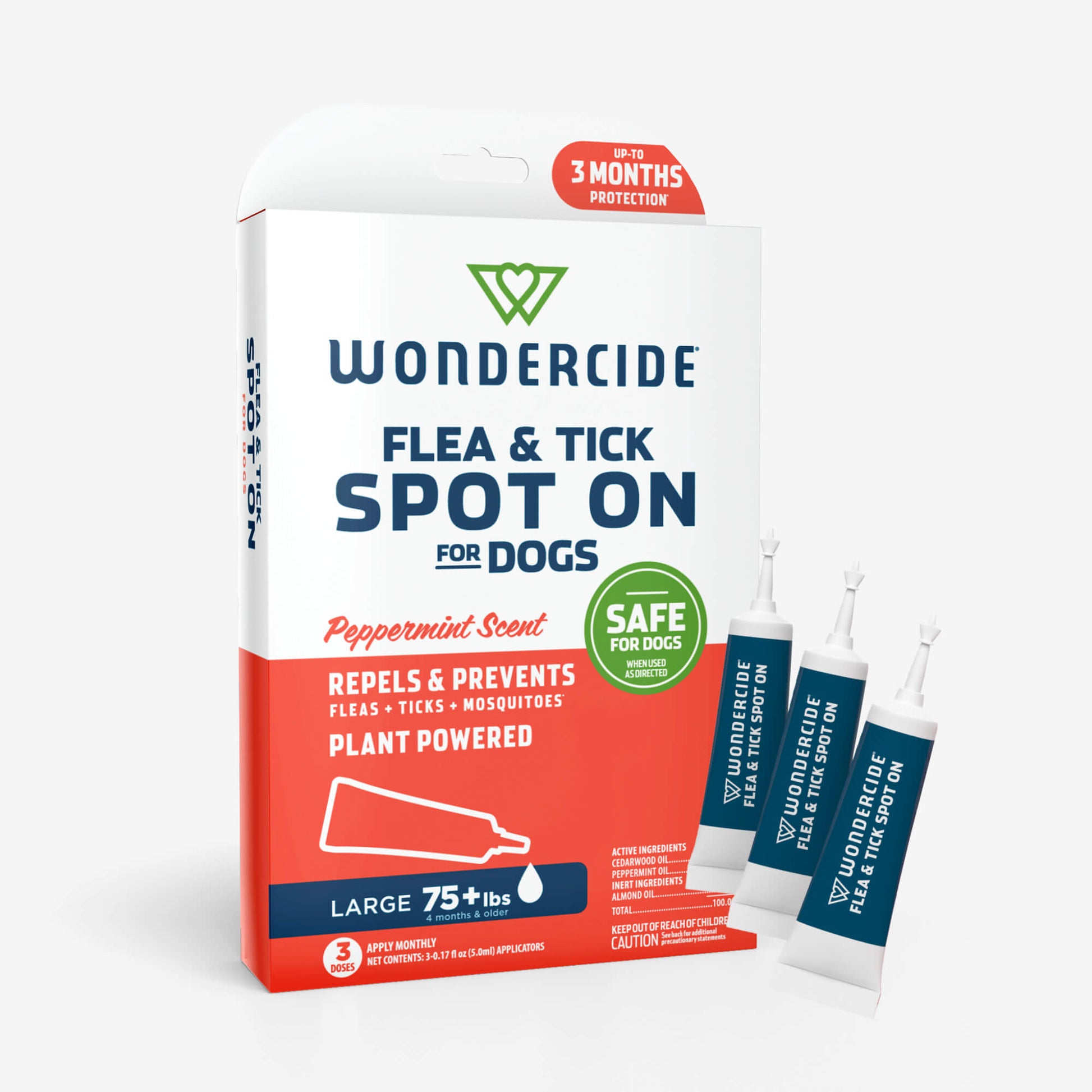 Flea & Tick Spot On for Dogs + Cats Large Dog sale Wondercide