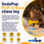 PUP-X Rubber Bone Dog Toy - Durable, Floats, Chew Toy for Large Dogs | USA Rubber Dog Toys SodaPup/True Dogs, LLC