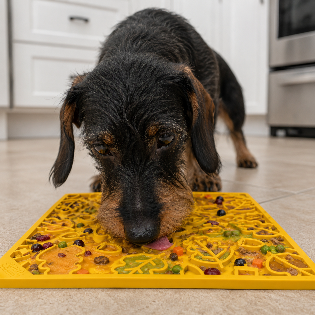 Autumn eMat - Enrichment Lick Mat For Dogs and Cats| Fall Leaves Design | SodaPup EMAT SodaPup/True Dogs, LLC
