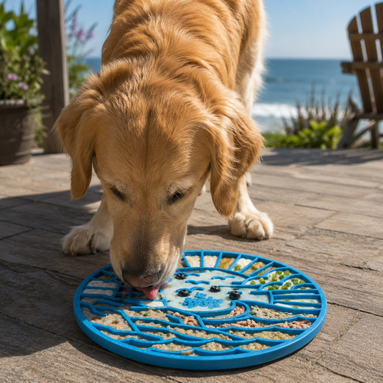 Lighthouse eMat - Enrichment Lick Mat For Dogs and Cats - With Suction Cups | USA Made EMAT SodaPup/True Dogs, LLC