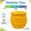 Honey Pot Dog eCup Treat Dispenser | Durable PUP-X Rubber Enrichment Toy | USA Made Rubber Dog Toys SodaPup/True Dogs, LLC