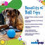 Squeak Ball - Durable Squeaky Dog Toy, Floats, Chew Toy | USA Made Rubber Dog Toys SodaPup/True Dogs, LLC