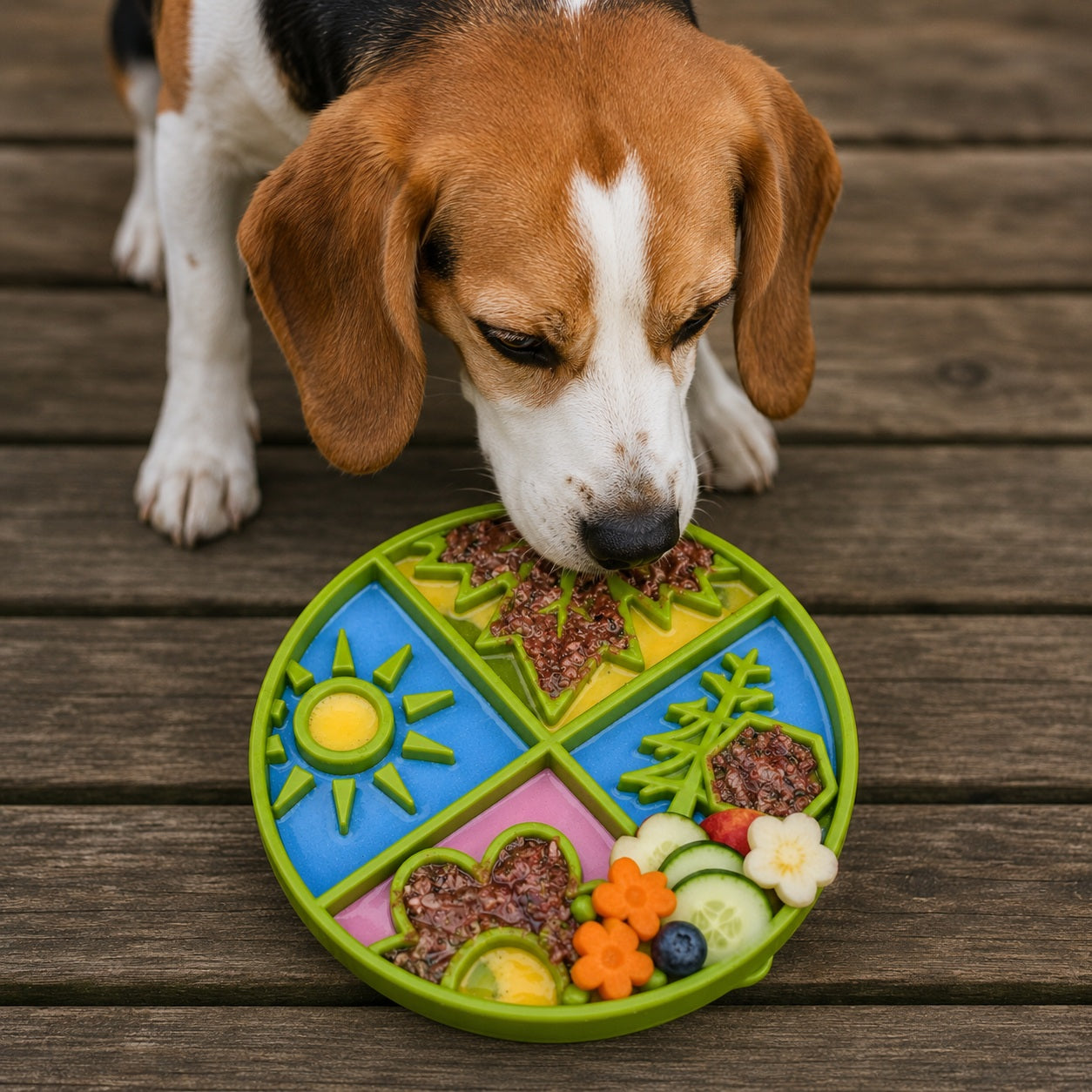 Four Seasons eTray - Shallow Slow Feeder Dog Bowl for Enrichment | USA Made ETRAY SodaPup/True Dogs, LLC