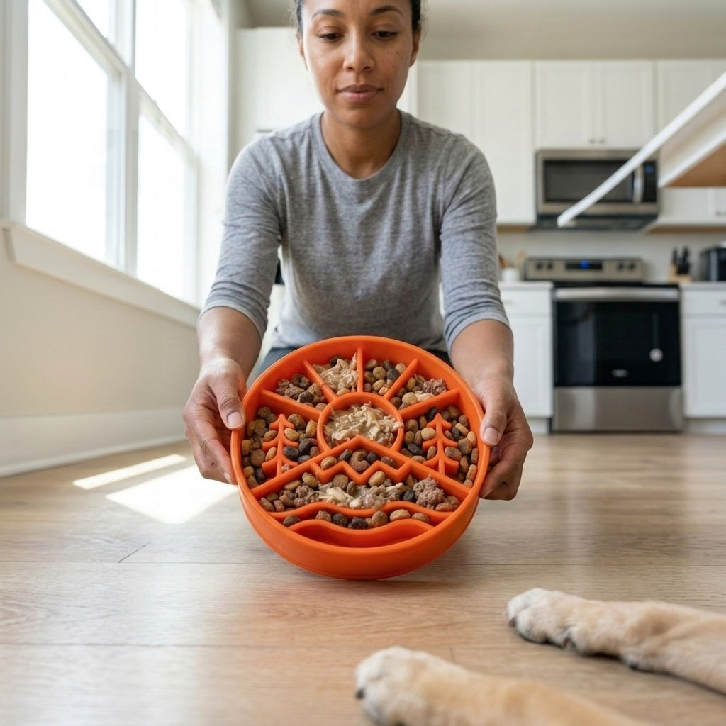 Great Outdoors eBowl - Slow Feeder Dog Bowl & Enrichment | USA Made EBOWL SodaPup/True Dogs, LLC