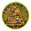 Pine Tree Christmas eBowl Deep Slow Feeder Dog Bowl for Enrichment | USA Made EBOWL SodaPup/True Dogs, LLC