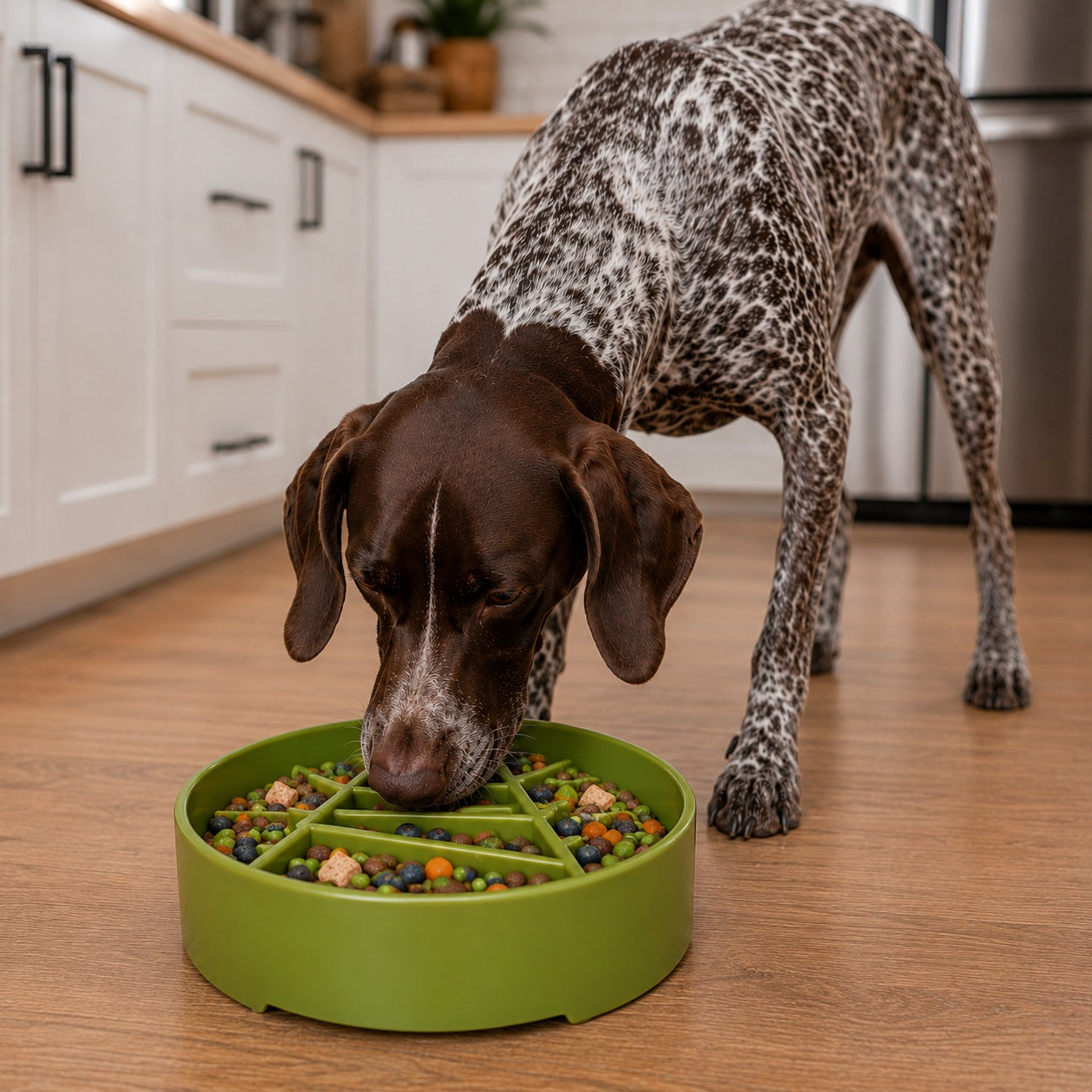 Pine Tree Christmas eBowl Deep Slow Feeder Dog Bowl for Enrichment | USA Made EBOWL SodaPup/True Dogs, LLC