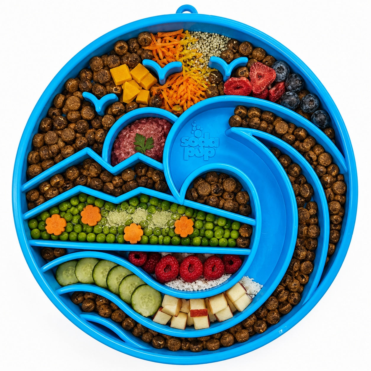 Baja Design eTray - Shallow Slow Feeder Dog Bowl for Enrichment | USA Made ETRAY SodaPup/True Dogs, LLC