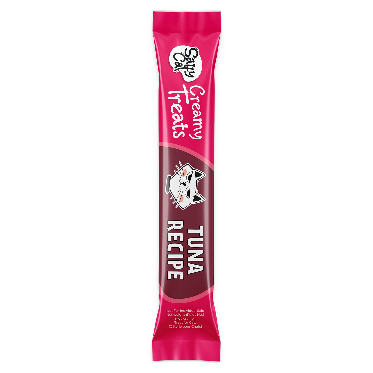 Salty Cat Puree All Day Everyday Tube Treat - Tuna - 3 Pack Bag Cat Treats and Catnip salty cat