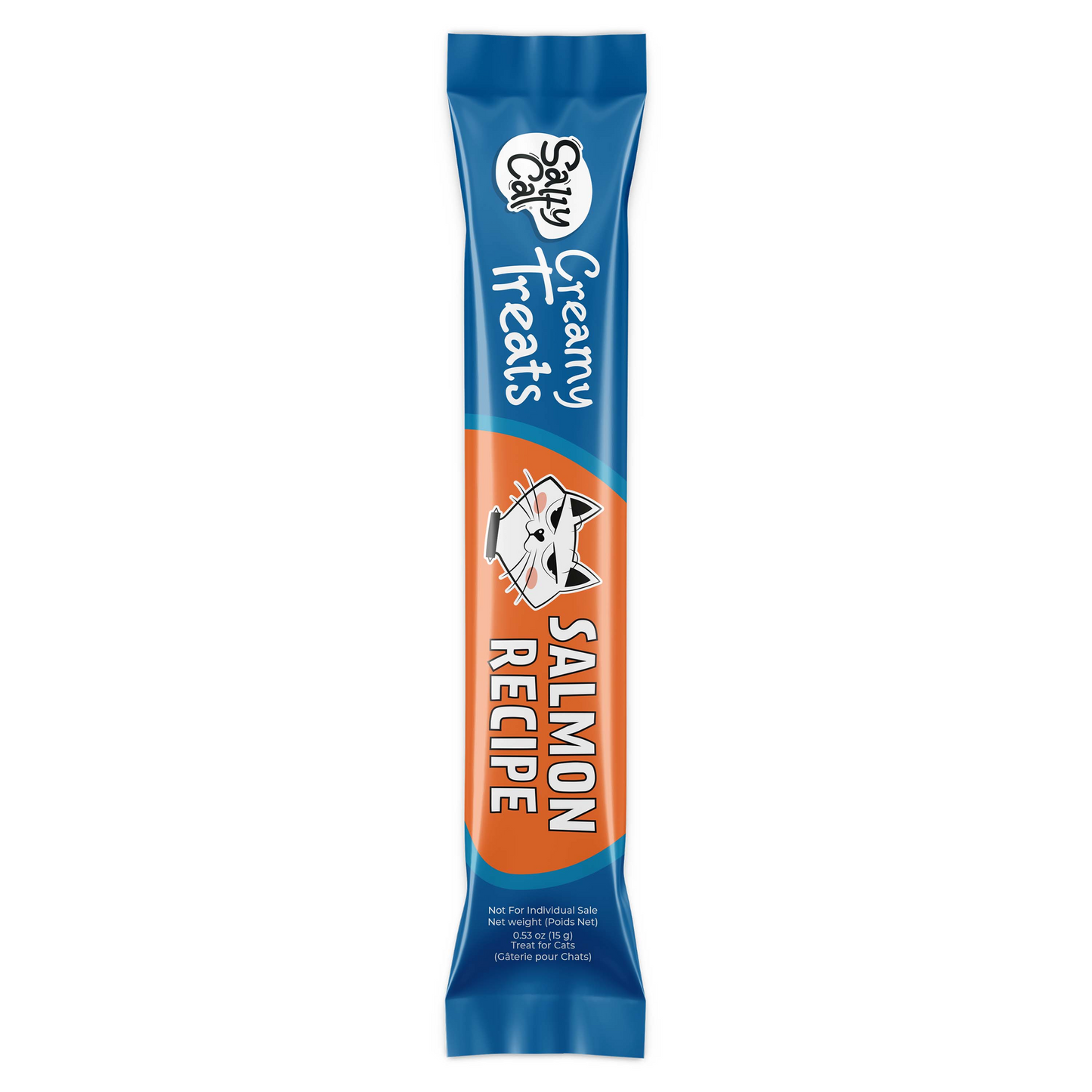 Salty Cat Purée All Day Everyday Tube Treat - Variety - 3 Pack BAG Cat Treats and Catnip salty cat