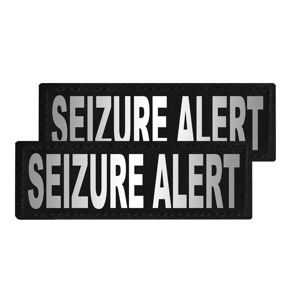 Removable Reflective Patches (Set of 2) "SEIZURE ALERT" Dog Harnesses Dogline