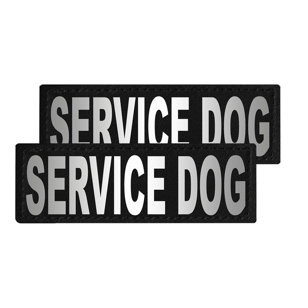 Removable Reflective Patches (Set of 2) "SERVICE DOG" Dog Harnesses Dogline