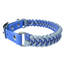Fishtail Hand Braided Dog Collar in Lavender & Smoke Handmade Braided Collars Pawsh Pup Co.
