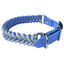Fishtail Hand Braided Dog Collar in Lavender & Smoke Handmade Braided Collars Pawsh Pup Co.
