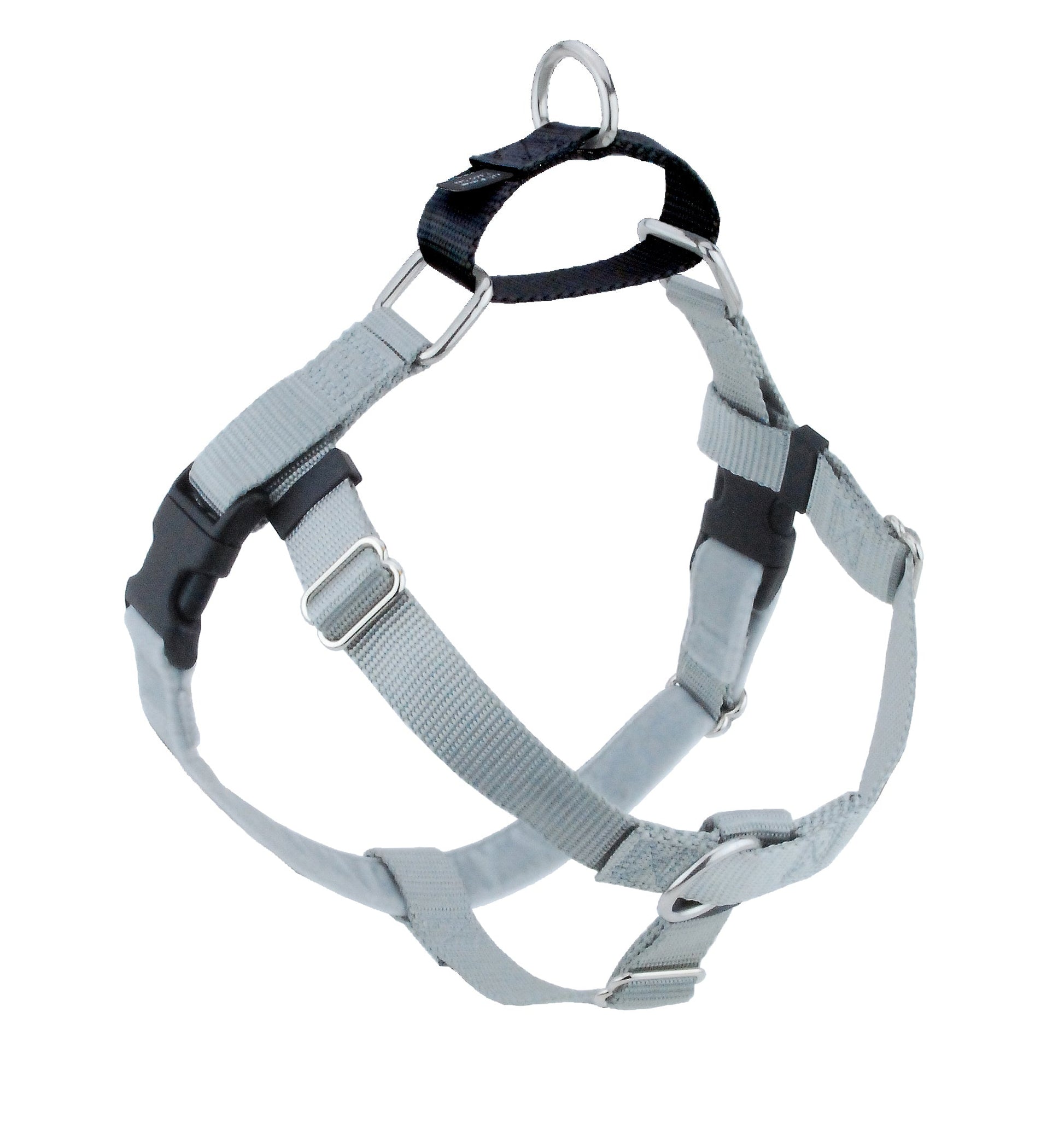 Silver Freedom No-Pull Dog Harness Freedom Harness 2 Hounds Design