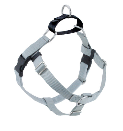 Silver Freedom No-Pull Dog Harness Freedom Harness 2 Hounds Design