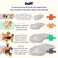 PupRug by Paw.com® Faux Fur Orthopedic Dog Bed - Curve White with Brown Accents Dog Beds Paw.com