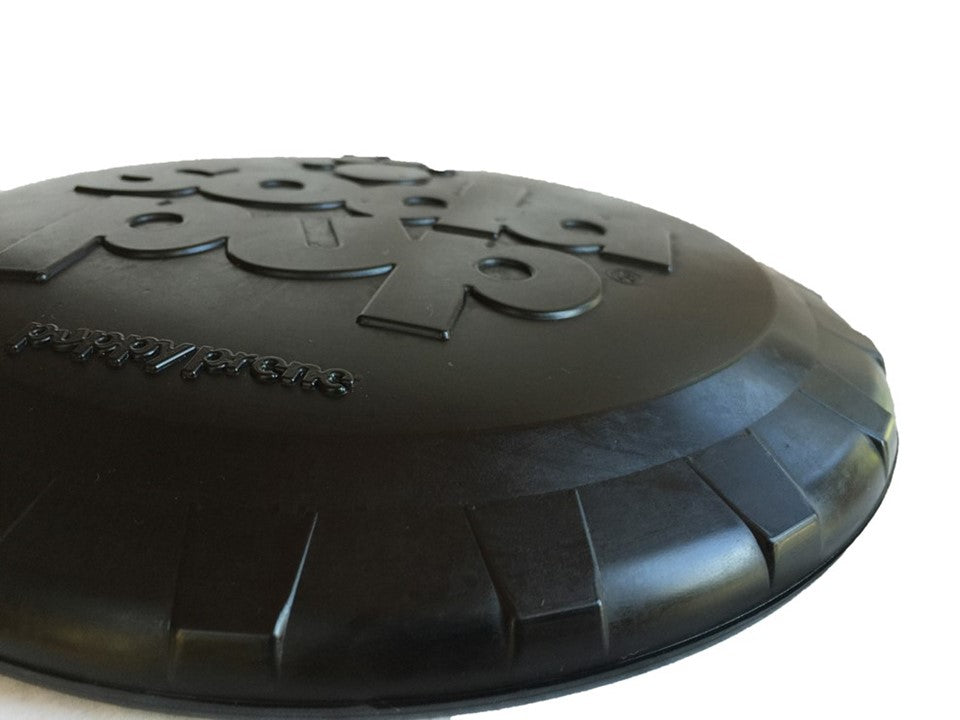 Magnum Bottle Top Flyer Rubber Frisbee for Heavy Chewers | Large | USA Made Rubber Dog Toys SodaPup/True Dogs, LLC