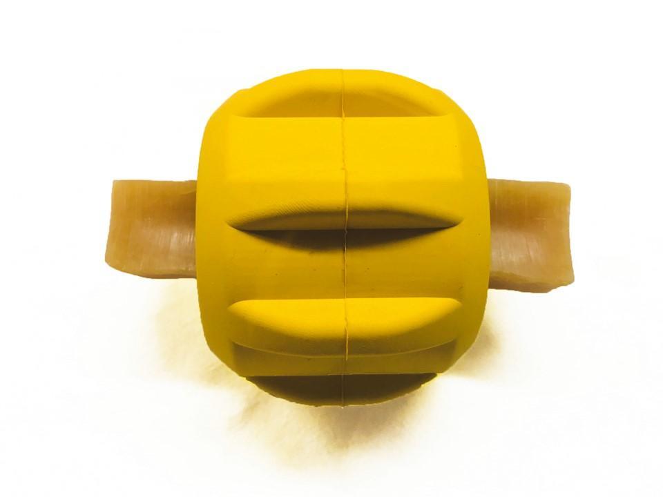 Gear eDispenser - Durable Rubber Yak Chew Holder & Treat Pocket | USA Made Rubber Dog Toys SodaPup/True Dogs, LLC