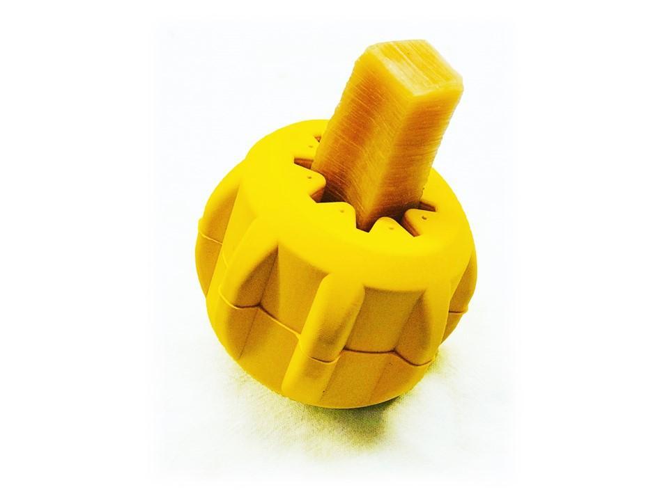 Gear eDispenser - Durable Rubber Yak Chew Holder & Treat Pocket | USA Made Rubber Dog Toys SodaPup/True Dogs, LLC