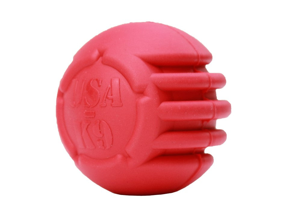 USA-K9 Stars and Stripes Rubber Dog Toy | K9 Handler Reward Toy | Red | USA Made Rubber Dog Toys SodaPup/True Dogs, LLC