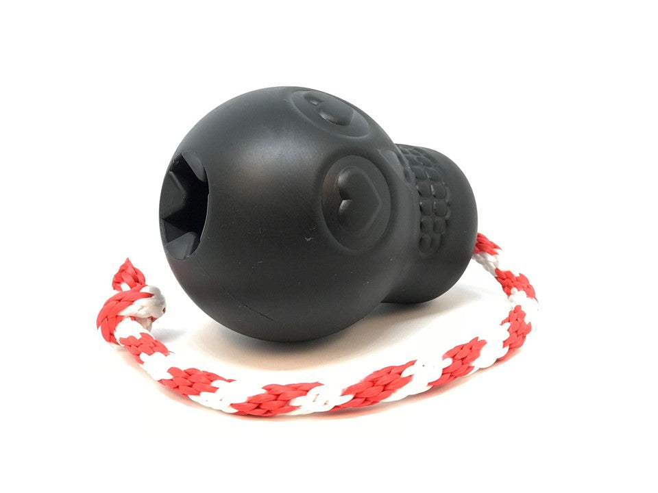 USA-K9 Magnum Skull - Black Magnum Rubber Chew Toy for Extreme Chewers | USA Made Rubber Dog Toys SodaPup/True Dogs, LLC