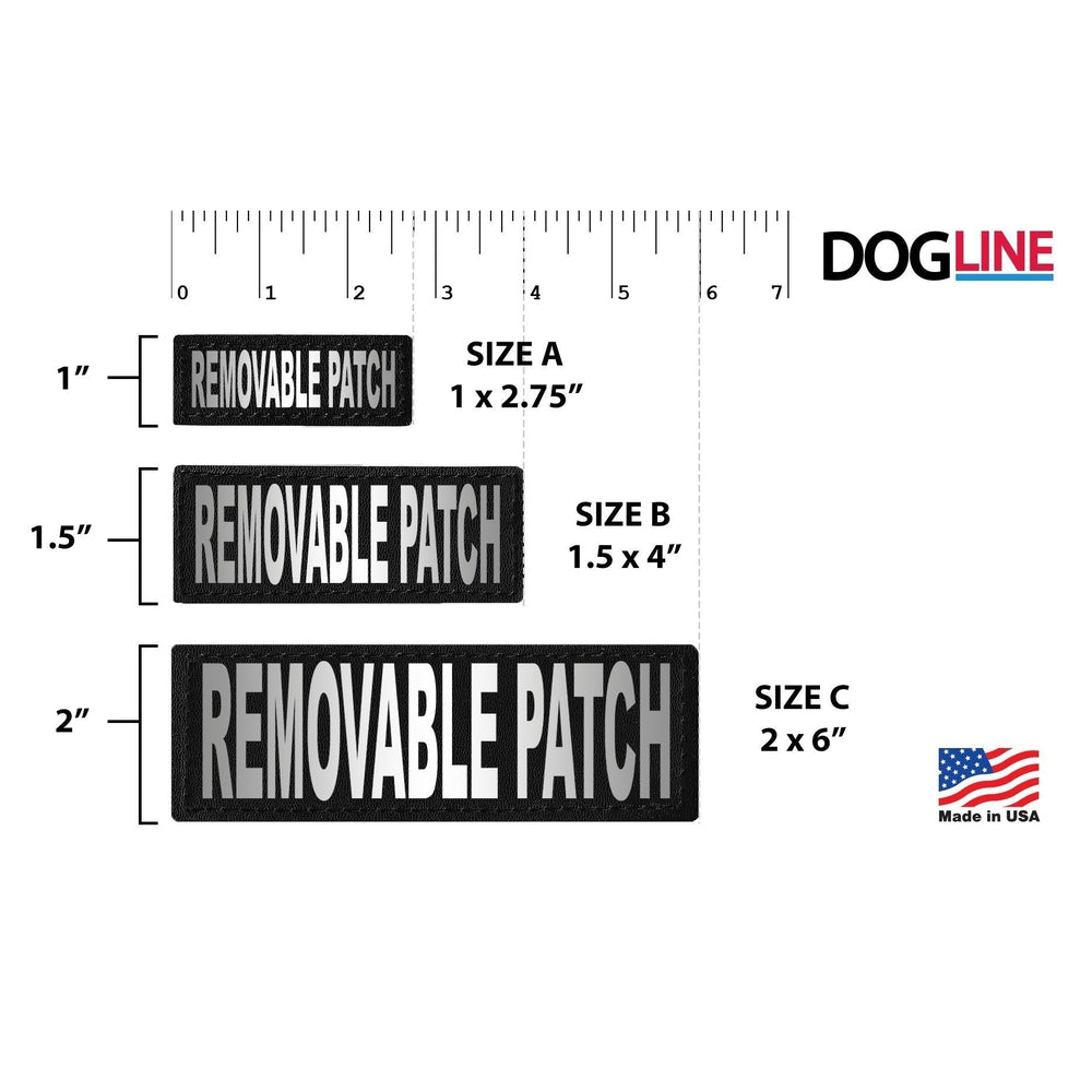 Removable Reflective Patches (Set of 2) Dog Harnesses Dogline
