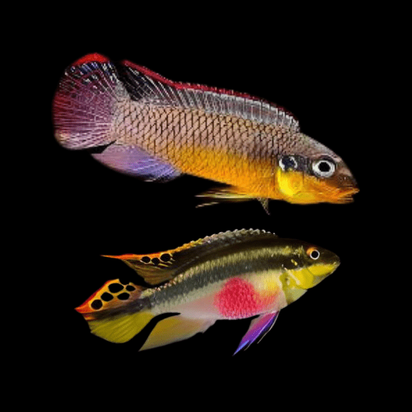 Kribensis cichlids (Pelvicachromis pulcher) AMERICAN CICHLID Danaqua Live Fish & More