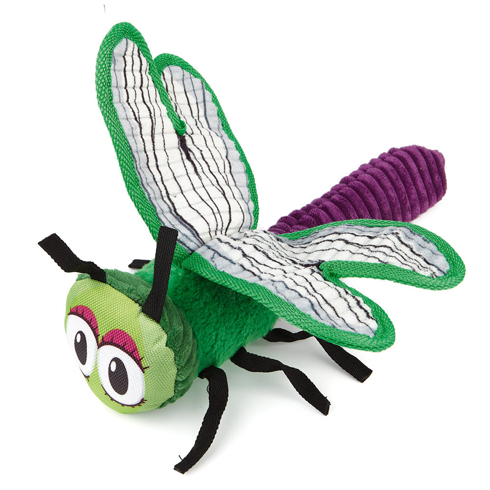 Squeaky Dog Toy Collection 14" Crinkle-Squeak Dragonfly Dog Toys Dogline