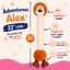 22" Long Plush Dog Toy 22" Adventurous Alex Dog Toys Dogline