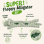33" SUPER! Floppy Dog Toy Alligator Dog Toys Dogline