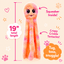 19" Octopus Tentacle Tugger Dog Toy Orange Dog Toys Dogline