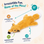 Crinkle Critters Stuffing-Free Dog Toy with Squeaker 11" Crinkle Fox Dog Toys Dogline
