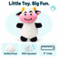 6" Cow Mini Dog Toy Dog Toys Dogline