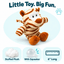 7" Tiger Mini Dog Toy Dog Toys Dogline