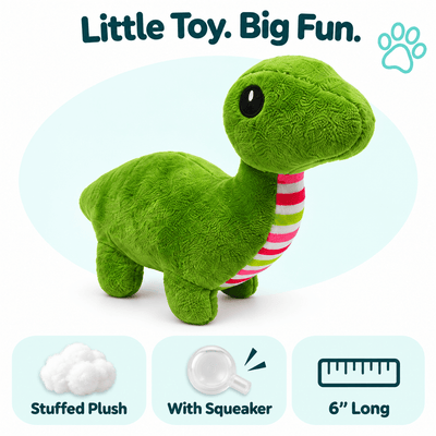 8" Dino Mini Dog Toy Dog Toys Dogline