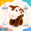 Mini Plush Dog Toy Collection - Series 3 6" Brown Cow Dog Toys Dogline