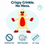 12" Crinkle Flat Dog Toy Collection 12" Duckling Crinkle Flat Dog Toy Dog Toys Dogline
