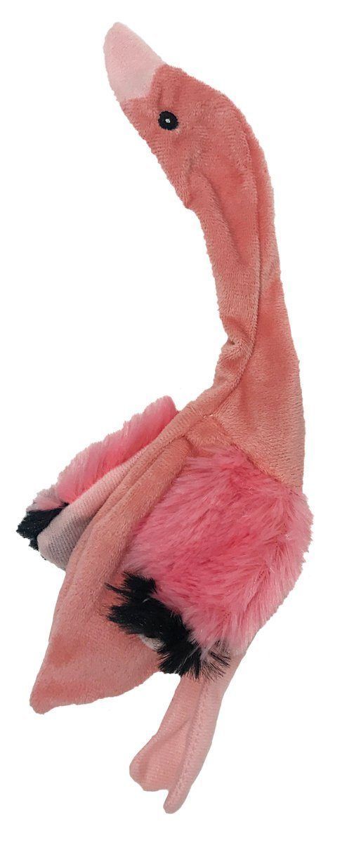 12" Crinkle Flat Dog Toy Collection 11" Flamingo Crinkle Dog Toy Dog Toys Dogline