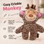 Cozy Crinkle Dog Toy Collection Cozy Crinkle Monkey Dog Toys Dogline