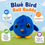 4" Ball Buddy Dog Toy with Ball-Shaped Squeaker Blue Bird Dog Toys Dogline