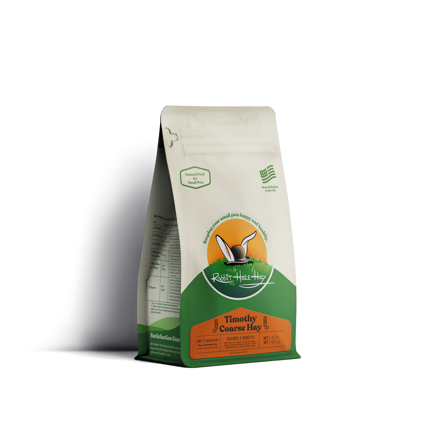 Rabbit Hole Hay Ultra Premium Coarse Timothy Hay 12 oz Hay Rabbit Hole Hay